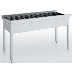 ERATOS Table D'Entree/Sortie A RouleauX Droite Aisi-304 18/10 - 1100X640X850 MR-110 - MR-110_0