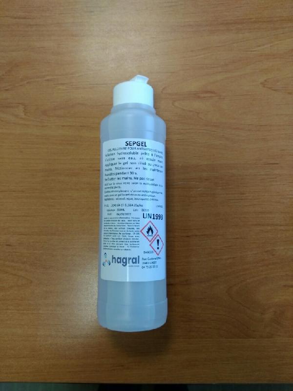 Flacons de 250 ml Gel désinfectant sans alcool, hydratant, pour les mains - GDSF-HG02/S_0