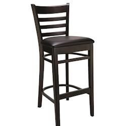 Tabouret de bar Anna bst hôtel restaurant 53 x 44 x 109cm Noir France Mobilier CHR - noir 3760326520657_0
