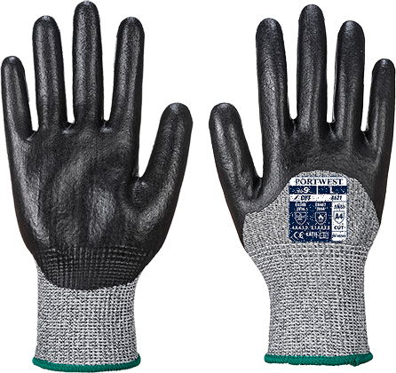 Gant anti-coupures noir 3XL A621BKRXXXL - Résistance extrême aux coupures et excellente adhérence_0