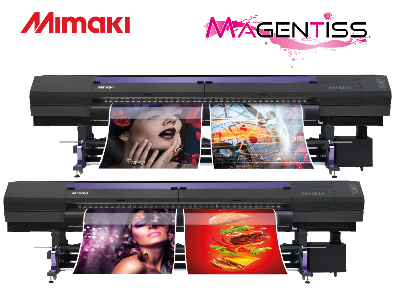 Imprimante solvant très grand format - Gamme Graphique - Mimaki SWJ-320EA - 3,2m de large, haute vitesse, MAPS4 et NRS_0