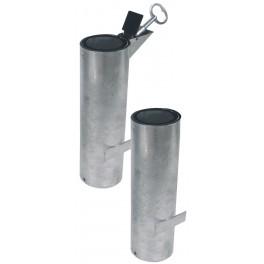 Kit d'amovibilité pour barrière Province - Réf 8203404 - Verrouillage clé triangle - Galvanisé anticorrosion_0
