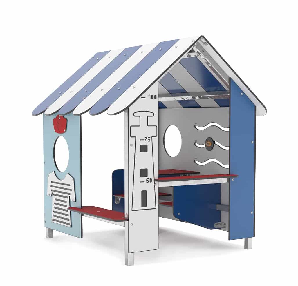 Maisonnette marin - LD1MC2000 - Pour enfants dès 1 an - Capacité 12 - Structure inox et habillage HPL_0