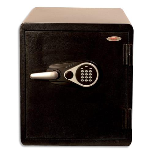 Phoenix coffre-fort de sécurité Titan Aqua 60 litres - étanche et ignifuge - serrure électronique - Dim. L53 x H61 x P48,3 cm_0