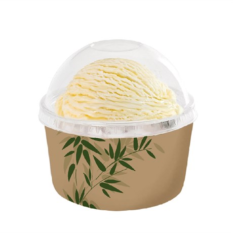 POT À GLACE 160 ML FEEL GEEN KRAFT MARRON (VENDU PAR 2000)