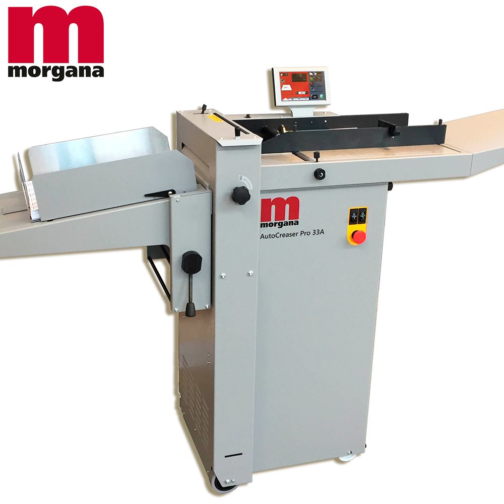 Raineuse entièrement automatique - Vitesse maximum 8 500 A4/heure - MORGANA AutoCreaser Pro 33A d'occasion_0