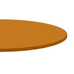 Restootab Plateau Ø70 couleur ocre maggese - marron Bois manufacturé PL-R70M-MAGG_0