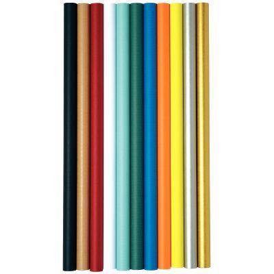 Rouleau de papier Kraft vert foncé - 3x0,70m - 70 g - idéal pour dessin, travaux manuels et emballage_0