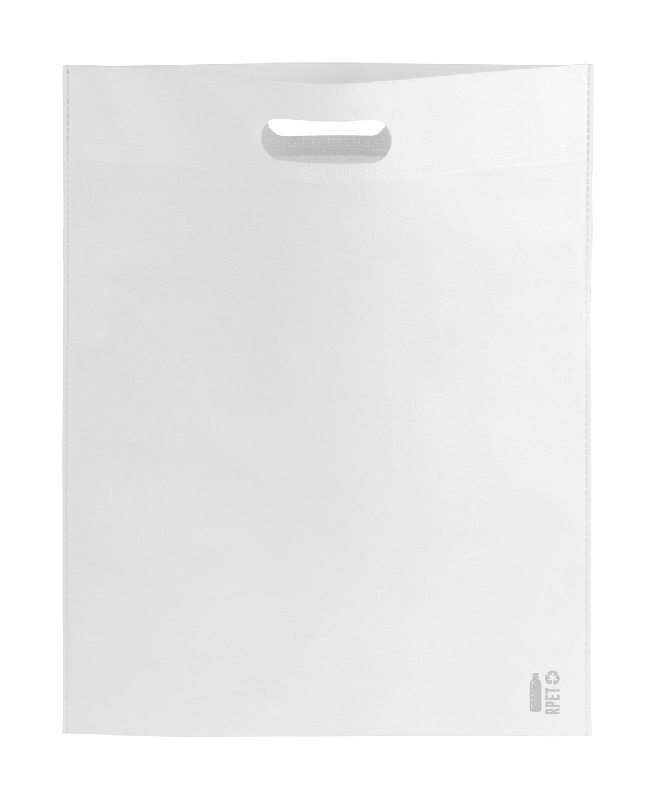 Sac shopping en non-tissé RPET - 70 g/m² - Avec anses découpées et labélisé RPET_0