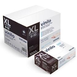 Santex Gant Vinyle non poudré 4,5g GD10 Taille XL(9-10) x100 - transparent P01492_0