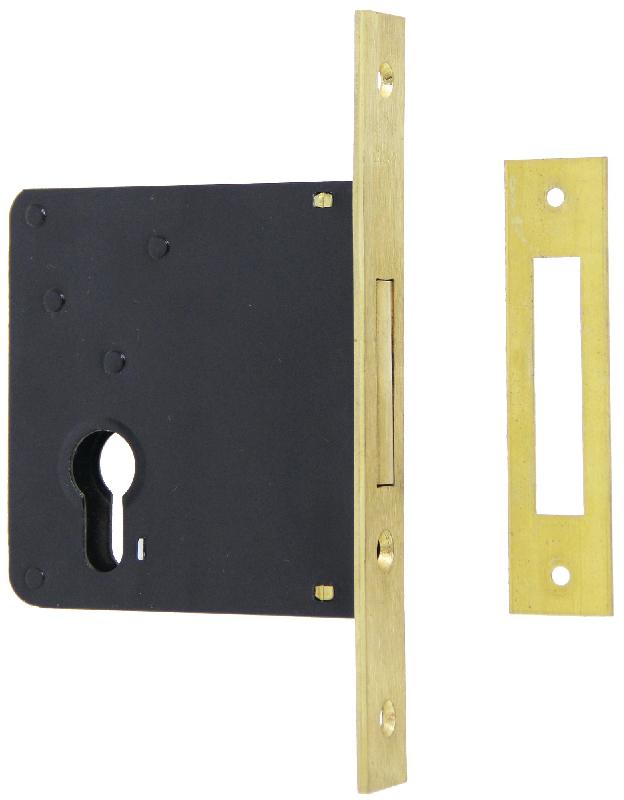 Serrure monopoint à larder axe à 50mm pêne dormant têtière laiton - CISA - cis52310.50 - 128864_0