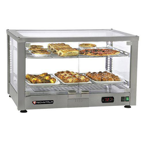 VITRINE CHAUFFANTE INOX 3 NIVEAUX TECHNITALIA