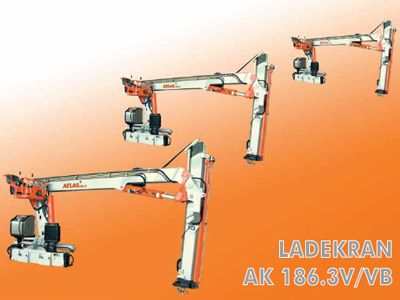 Grue auxiliaire Atlas 186.3 VB - modèle robuste et performant_0