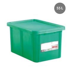 GILAC Bac HACCP rectangulaire  55 L avec couvercle - 3000044300064_0