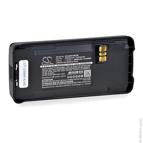 Batterie talkie walkie motorola 7.5v 2600mah