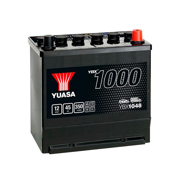 BATTERIE VOITURE YUASA YBX1048 12V 45AH 350A_0