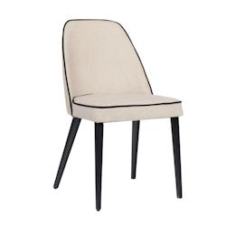 Chaise Léa Shanghai Sand -  Beige Autre Tisu Amadeus - beige 3520071980225_0