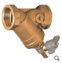 Filtre à tamis taraudé en bronze avec purge - Corps en bronze, tamis inox 304, maille 0,3 mm, P max 16 b, T° -4° à +110°C_0