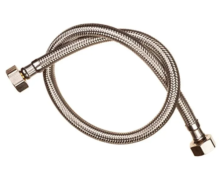 Flexible sanitaire tresse inox - 100cm - 1/2 ff_0