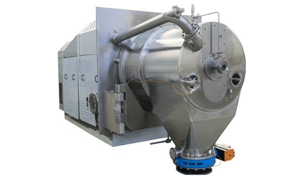 HT/GMP pharmaceutique - Centrifugeuse horizontale à sac réversible - COMI CONDOR avec revêtement ouvrant_0