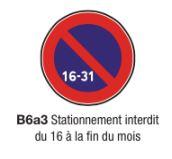 Panneau relatif au stationnement type b6a3_0