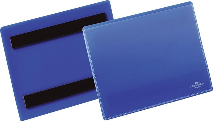 Pochette à  étiquettes l.148xH105 mm bleu magnétique 50 DURABLE_0