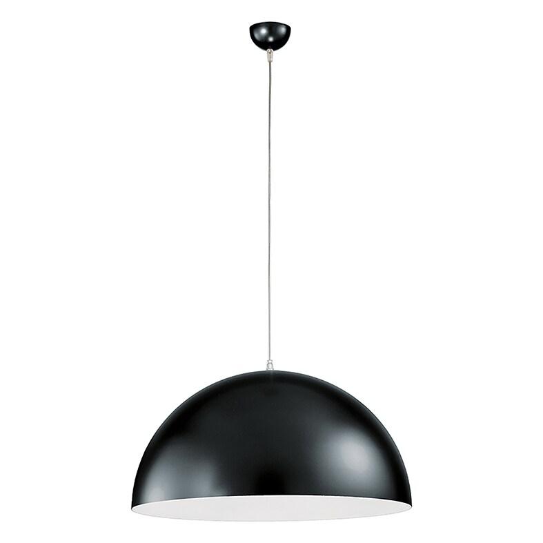 ROSSINI ILLUMINAZIONE Suspension Ofu Semisphere En Métal Noir/Blanc E27 Ip20 - Lustre À Suspension Moderne Pour Intérieurs Au Design Minimaliste Gr_0