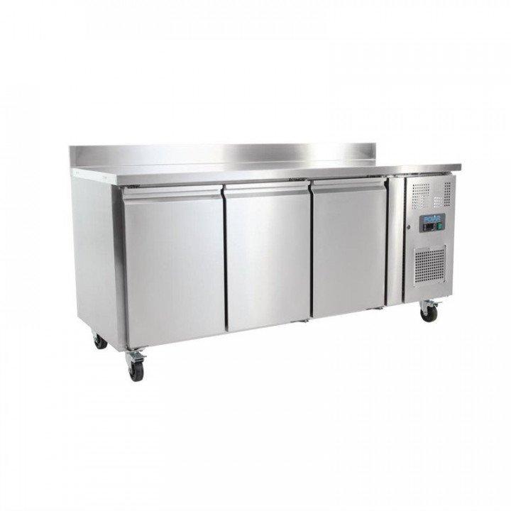 Table inox réfrigérée tropicalisée positive 3 portes GN 1/1, 350 W, 220 V - MONO_0