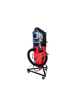 Unité de sablage pour bicarbonate de soude - version professionnelle avec système d'aspiration des poussières - débit 400 à 800 L/min à 6 bar_0