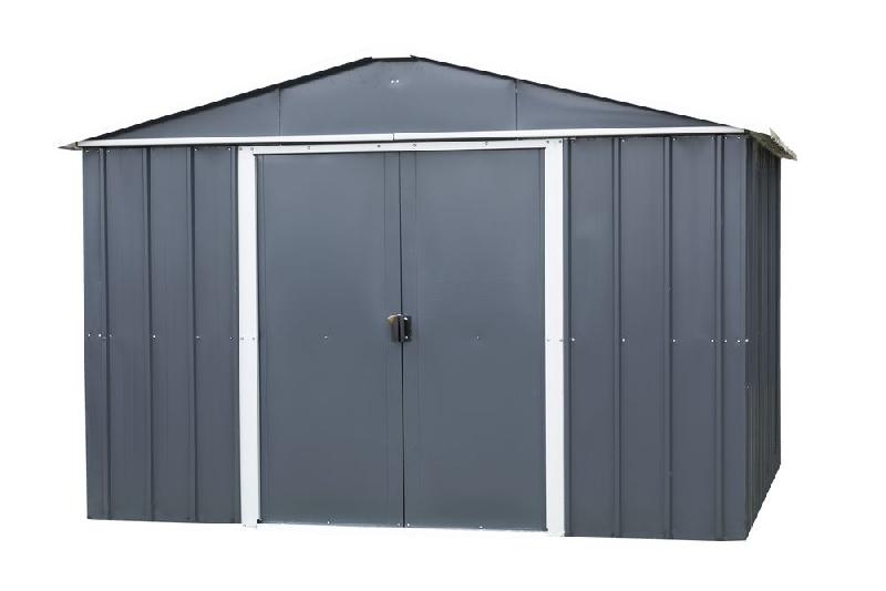 Abri métal 108aeyz - YARDMASTER - 7,18 m² - h. 202 cm - gris anthracite_0