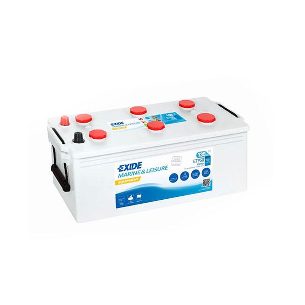 Batterie bateau Exide Equipment ET950 - 12V 135Ah - 950Wh - Décharge lente pour équipements de bord_0