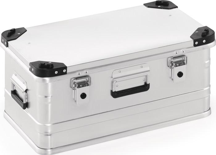 Boîte de transport en aluminium L582xl385xH275 mm - 47L - Fermoir à déclic et angles empilables_0