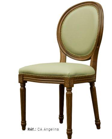 Bridge Angelina - Chaise de restaurant - Assise standard - Hauteur 96 cm - Largeur 58 cm - Poids 6,6 kg_0