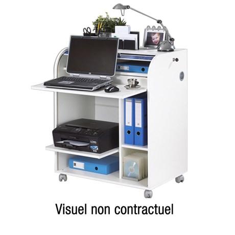 BUREAU POSTE INFORMATIQUE MUST095 BLANC