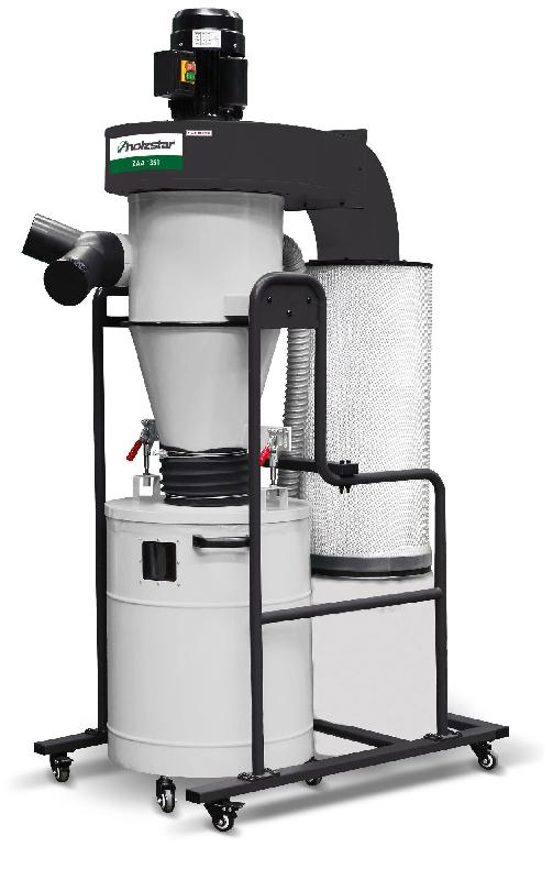 Collecteur de poussière cyclonique 1325m³/h 2,2kW 400V Holzstar ZAA1353 400V_0