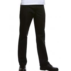 KARLOWSKY,Pantalon de cuisine homme, coupe droite , 5 poches , 58 , NOIR , - 58 noir 4040857884800_0