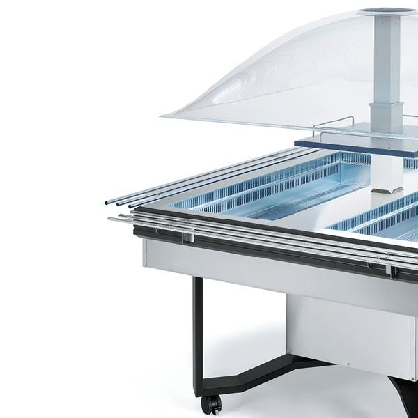 Kit 4 tubes en inox pour cupola ou isola - Support assiette - Marque SCAIOLA_0