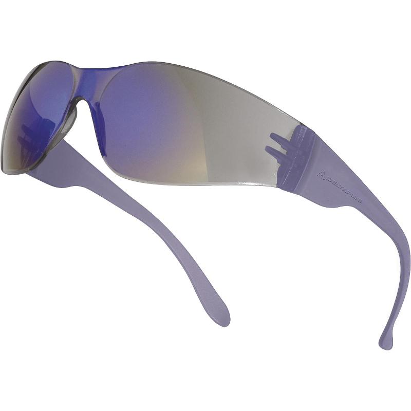 Lunettes monobloc en polycarbonate - BRAV2FF avec protections latérales et branches souples_0