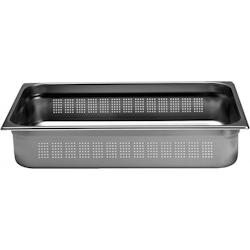 MATERIEL CHR PRO Bac Gastro Inox GN 1/1 Perforé Profondeur 100 mm Inox530 325x100mm - 685071808894_0