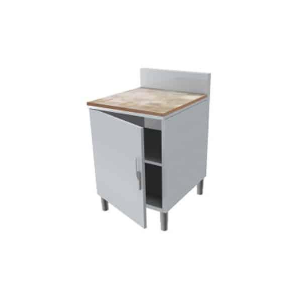 Meuble arrière pour service traditionnel dessus hêtre 2 portes coulissantes P 800 mm (Longueur, mm: 1200)_0
