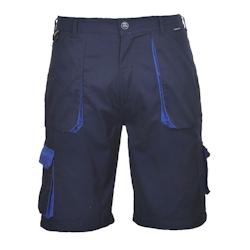 Portwest - Bermuda de travail homme TEXO CONTRAST Bleu Marine Taille M - M bleu 5036108180929_0