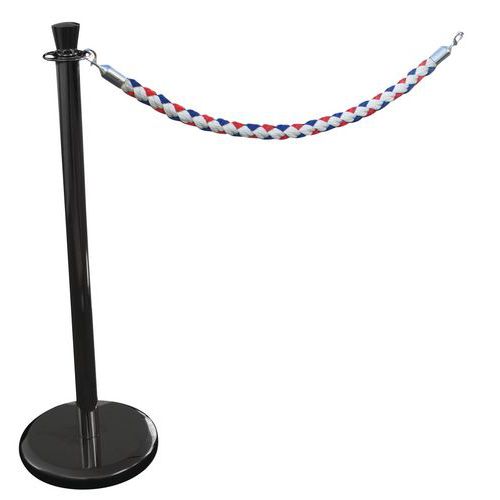 POTEAU NOIR SUPPLÉMENTAIRE - CORDE TRICOLORE - VISO
