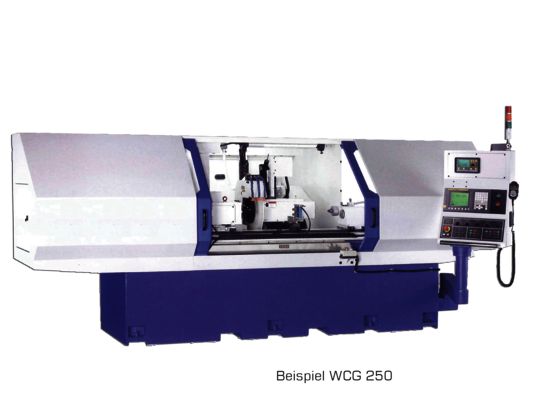 Série WCG - Rectifieuse cylindrique de précision - Maschinen Wagner - Plage de pivotement +90° à -30°, CNC et dispositif de broyage interne en option_0