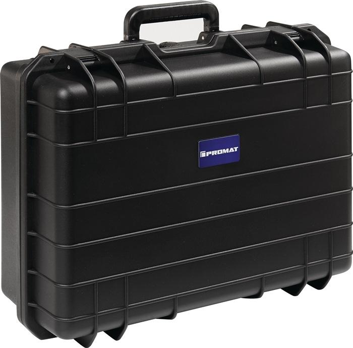 Valise de protection étanche PROMAT - L.485xP355xH186 mm - plastique antichoc, hermétique avec mousse prédécoupée_0
