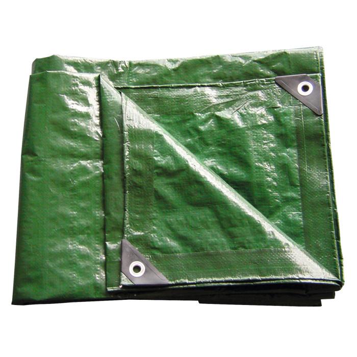 Bâche multifonctions universelle verte 4 x 6 m - 140 g/m²_0