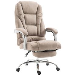 CLP Fauteuil de bureau Pacific en tissu Taupe - gris textile 1924524124_0