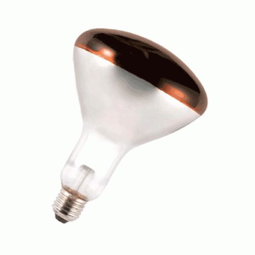 E27 réflecteur R125 230V-240V 250W IR rubifiée Siccatherm Osram - Ampoule infrarouge pour chauffage et séchage_0