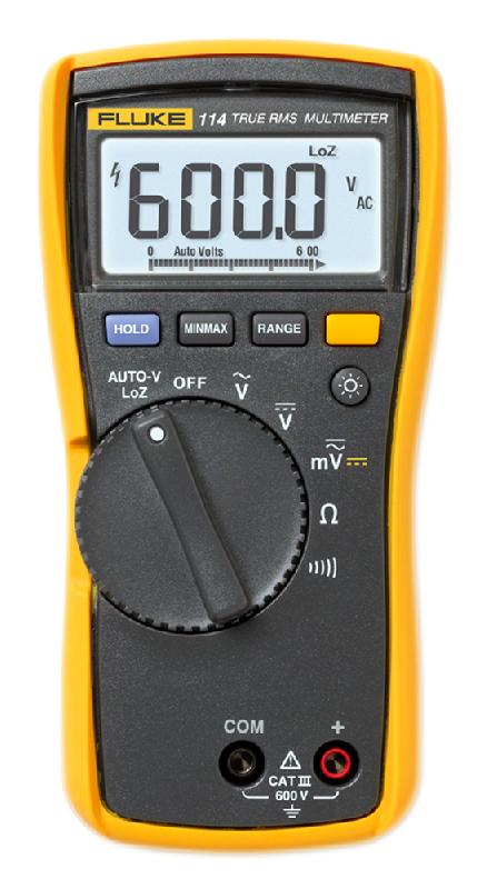 FL114 | Multimètre numérique portable TRMS AC, avec affichage 6 000 points_0