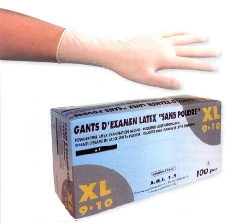 GANTS D'EXAMEN LATEX NON POUDRÉS