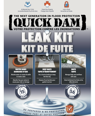 Kit anti-fuites intérieures - La solution complète D'urgence - QuickDam WU-KIT_1